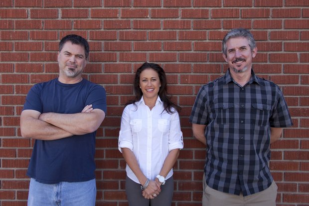 Left to right: David Carlson, Cortney Haile and Casey Conroy