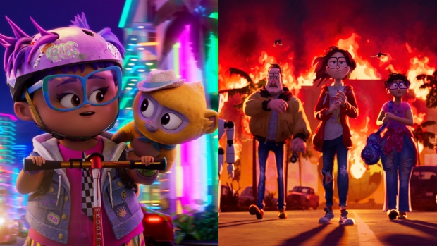 Netflix's 'Vivo' and 'The Mitchells vs. the Machines,' with CG animation produced by Sony Pictures Animation.