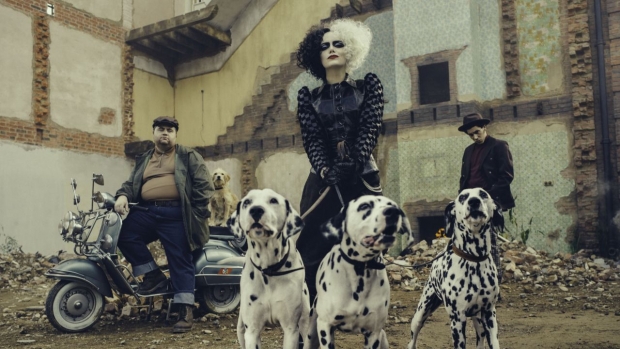 Emma Stone as Cruella in Disney’s live-action ‘Cruella.’ All images © 2021 Disney Enterprises Inc. All Rights Reserved.