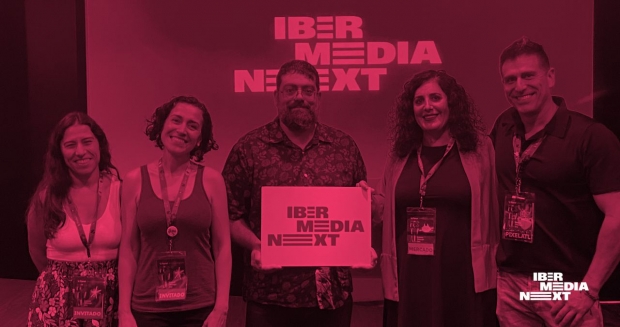 (From L-R) Director of the Quirino Awards, Beatriz Bartolomé, Silvina Cornillón, José Luis Farias, Jara Ayucar and José Iñesta.