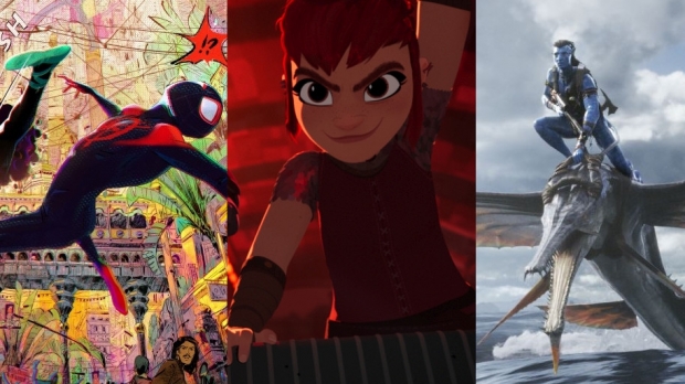 (From L-R) ‘Spider-Man: Across the Spider-Verse,’ ‘Nimona,’ and ‘Avatar: The Way of Water,’ three of the fantastic films being showcased at the upcoming VIEW 2023, running October 15-20 in Turin, Italy.