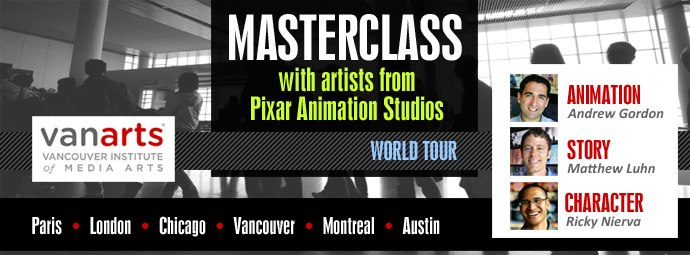 Story, Character & Animation Masterclass - London